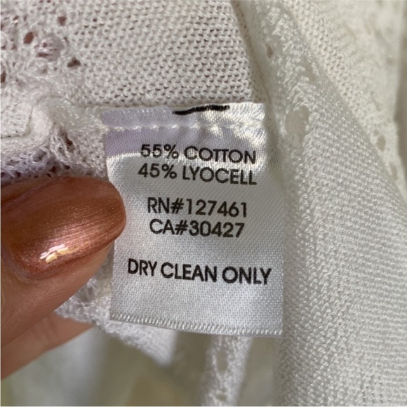 Wildfox | Taylor White Tunic Swim Beach Sweater Coverup NWOT Medium - Picture 5 of 10